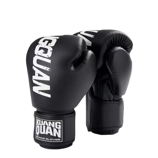 Boxing gloves, professional training sparring, explosion-proof leather, Muay Thai, MMA, Kickboxing, multi-layer sweat absorption
