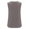 thumbnail image 4 of Women's Summer Sleeveless Crew Neck Tank Tops Casual Basic Shirts Blouse 3xl Top 2xl Tops Pajama Top Women Athletic Spandex Tops Women Top Womens 2000s Crop Top Women Lacy Top Women 2 Pk Night Gowns 2, 4 of 4