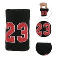 thumbnail image 3 of Unique Bargains 1 Pc Perspiration-wicking Wristbands Sweat-absorbent Sports Wristband Sport Black Red, 3 of 6