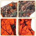 thumbnail image 7 of GUGULUZA Orange Camo Hunting Vest, Game Vest for Outdoor Fishing Hiking Camping Mountaineering, M, 7 of 7