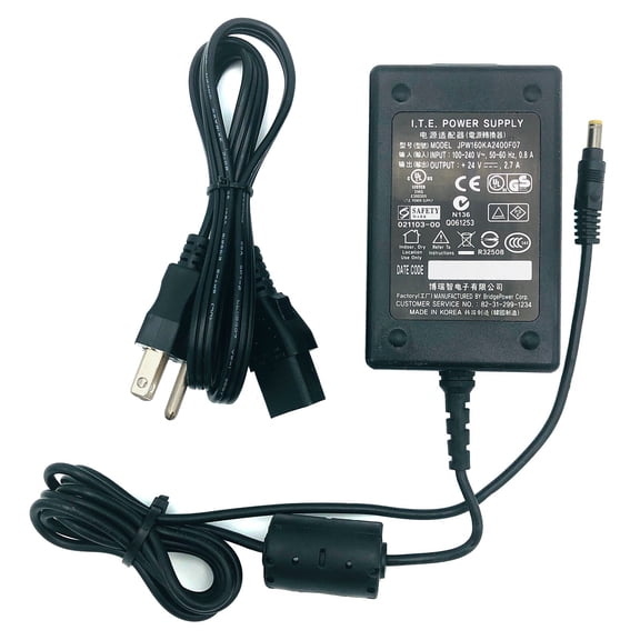 Pre-Owned Original I.T.E 65W AC Adapter JPW160KA2400F07 24V 2.7A