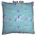 thumbnail image 2 of PKQWTM Unicorn Reversible Mermaid Cushion Cover Home Decor Sequin Pillow Case Size 18x18 inches, 2 of 2