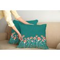thumbnail image 3 of Ambesonne Colorful Throw Pillow Cover 2 Pack, Modern Spring Flowers, 20", Multicolor, 3 of 6