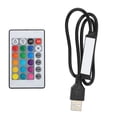thumbnail image 1 of Light Strip Controller, Highly Compatible High Sensitivity Easy Assembly RGB Light Strip Control Box  Connection  For 4 Pin Strip Lights For Party, 1 of 8