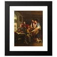thumbnail image 2 of Josef Danhauser 20x24 Black Modern Framed Museum Art Print Titled - The Lotterielos (1838), 2 of 5