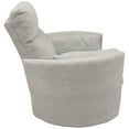 thumbnail image 2 of Bowery Hill Polyester Power Swivel Glider Recliner in Mineral White, 2 of 13