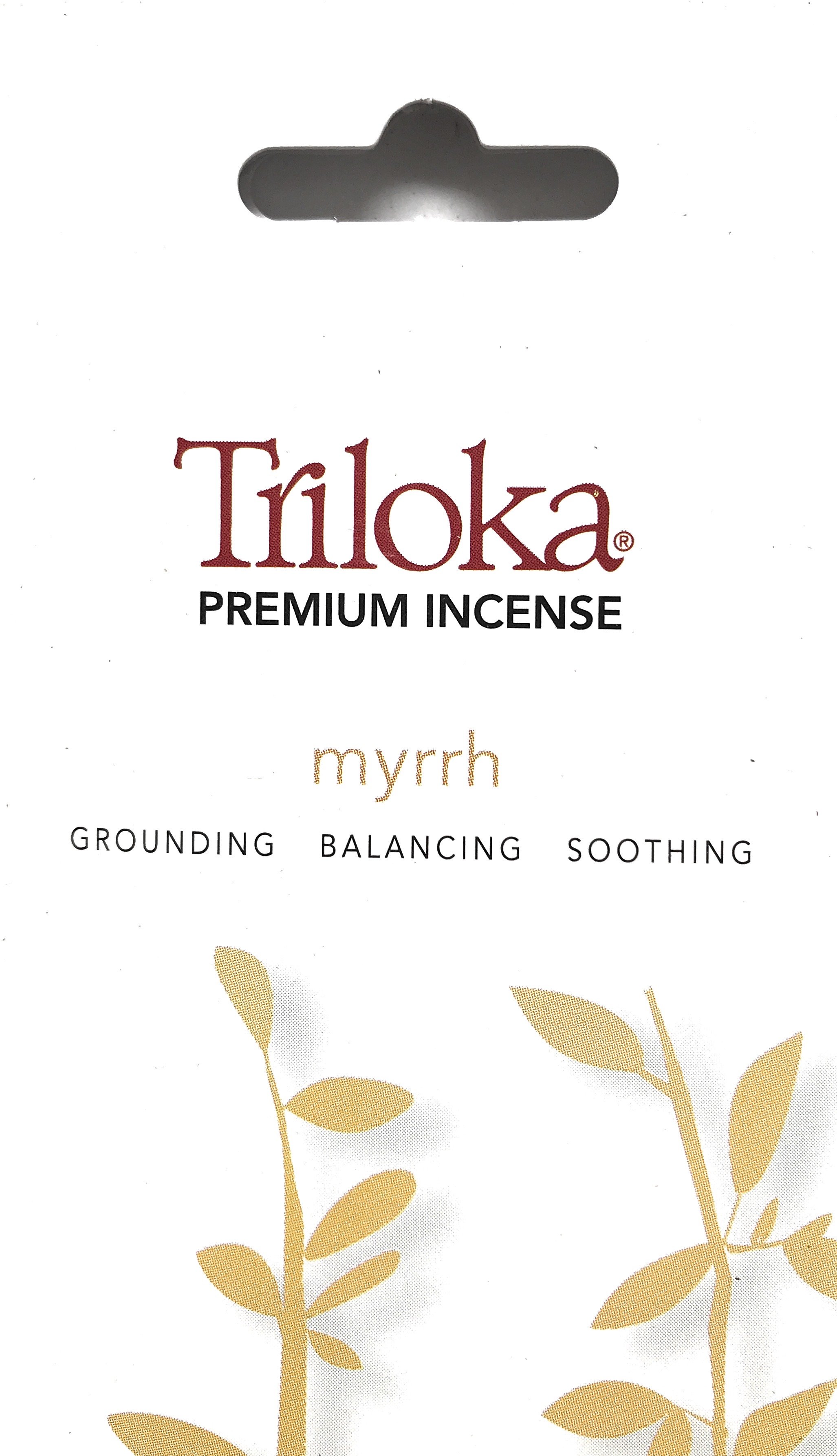 Myrrh Triloka Premium Natural Aromatherapy Incense 10 Sticks