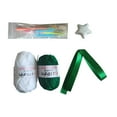 thumbnail image 2 of HANDIED Desktop dress up DIY Crochet Christmas Tree Set Red And Green Christmas Tree Crochet Set Christmas Tree Ornament Decoration With Instruction Manual Included, 2 of 8