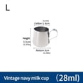 thumbnail image 3 of LAIQIEN Decorative Milk Creamer And Condiment Dispenser Stainless Steel Condiment Pourer, 3 of 11