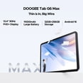 thumbnail image 2 of DOOGEE Tab G6 MAX Android 16 Tablet, 13.4 inch Tablet 90Hz 7.7 mm Ultra-Thin Gaming Tablets with Gemini AI, 32GB+256GB/2TB TF, 11000mAh+18W, UNISOC T7280 Octa-Core, 13MP+8MP, Dual Speakers/Face ID, 2 of 10