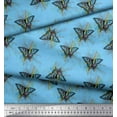 thumbnail image 2 of Soimoi Cotton Voile Fabric Artistic Butterfly Printed Fabric 1 Yard 42 Inch Wide, 2 of 3