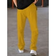 thumbnail image 2 of Mens Stretch Golf Pants Quick Dry Lightweight Casual Pants with Pockets Golf Dress Pant Stretch Work Business Casual Comfy Trousers Yellow XXL, 2 of 5