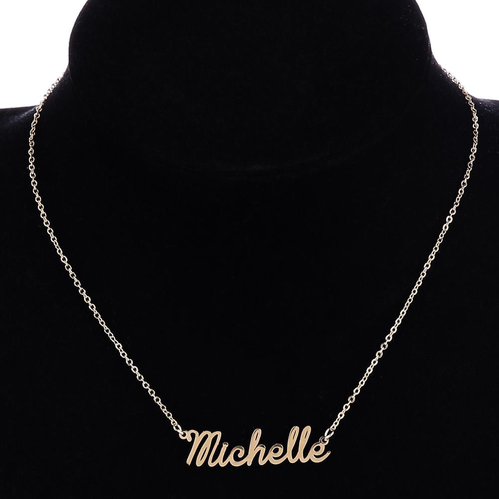 Durable Unisex Custom Name Pendant 