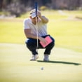 thumbnail image 3 of Golf Score Clip Log Book Golfing Notebooks Golfs Keeping Gift Pink Pu, 3 of 6
