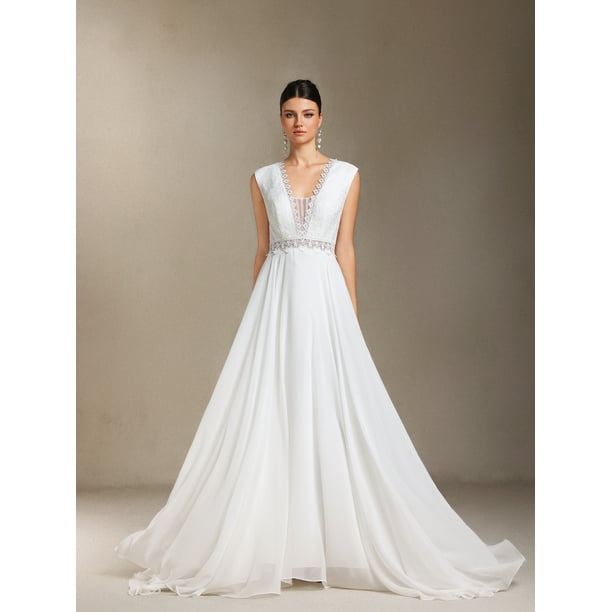 Vestido de novia Bellabarnetten Soraya Lace Chiffon Fang Ling