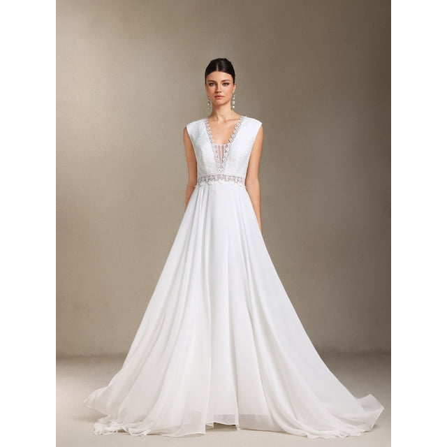 Vestido de novia Bellabarnetten Soraya Lace Chiffon Fang Ling