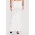 thumbnail image 4 of Women's Solid High Waisted Mermaid Maxi Skirt, 4 of 4