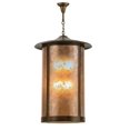 thumbnail image 3 of Meyda 119096 24 in. Fulton Prime Lantern Pendant, Antique Copper & Amber Mica, 3 of 5