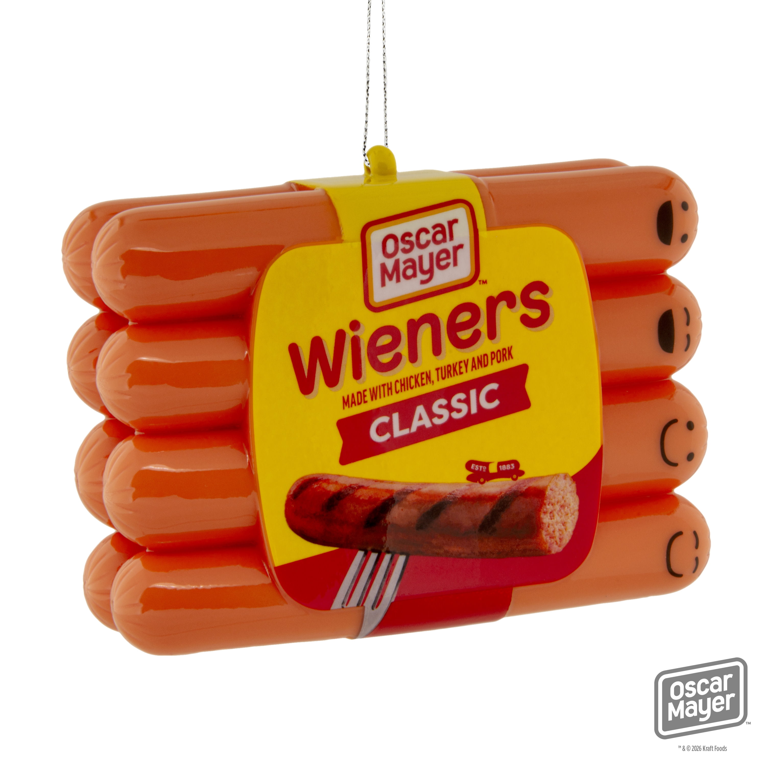 Hallmark Christmas Ornament (Oscar Mayer Classic Wiener, Shttrprf), 1 Count