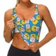 thumbnail image 3 of Balery Lovely Duck Sujetadores deportivos con espalda cruzada para mujer, acolchados, sin costuras, de alto impacto, ideales para yoga, gimnasio, entrenamiento y fitness.-XX-Large, 3 of 8