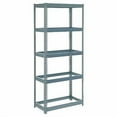 thumbnail image 2 of Global Industrial BD12368N5 5 Shelf Extra Heavy Duty Boltless Shelving Starter, No Deck - Gray - 36 x 12 x 84 in., 2 of 4