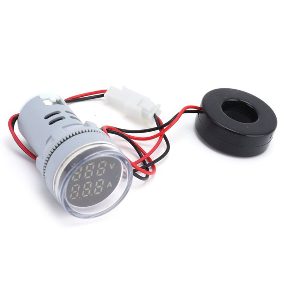Indicador De Señal De Corriente, 0~99.9A Luz Indicadora De Señal Universal Colorida De Alto Brillo 60~500V CA Para Señal De Corriente Para Componentes De Control Industrial