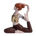 thumbnail image 2 of Estatua de chica de yoga, figura femenina coleccionable para estantería, sala de estar Estilo B, 2 of 9