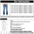 thumbnail image 2 of MGCWSH Butt Lifting Low Rise Flamingo Jeans for Women Trendy Stretch Wide Leg Pants Denim Dark Blue S, 2 of 4