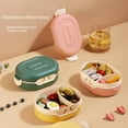 thumbnail image 2 of ENJOYW 780ML Lunch Box Heat-Resistant Grid Design Robot Shape Children's Cartoon Lunch Box for Picnic Lunch Box, 2 of 7