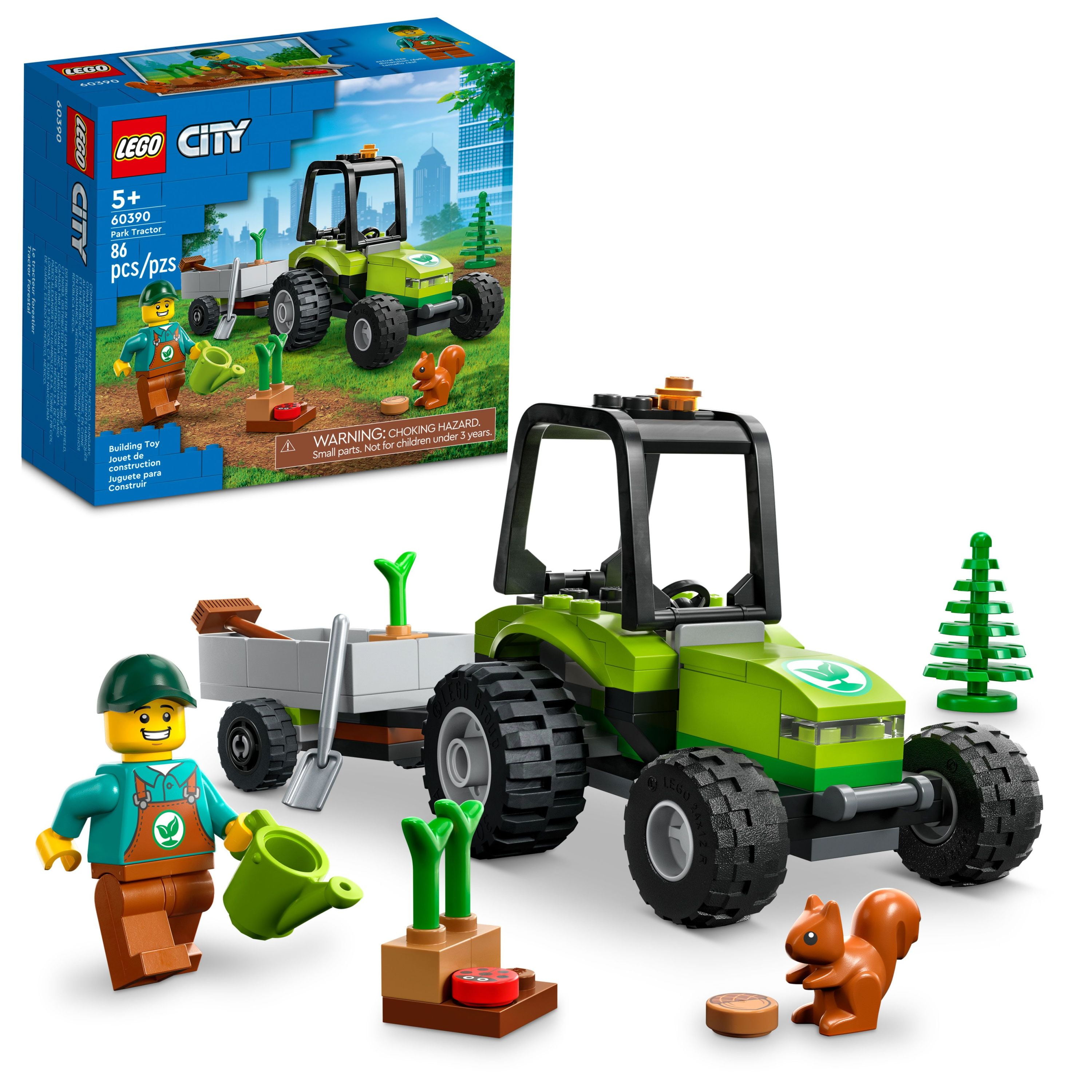 LEGO City Park Tractor and Trailer Toy Farm Vehicle 60390