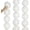 Clear, variant on 100 Pcs Quick Link Balloons 10 inch, Latex Linking Balloons for Balloon Wall/Arches/Chains, Birthday Party Wedding Anniversary Graduation Arch Party Decor (White Metallic)