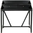 thumbnail image 4 of SAFAVIEH Wyatt Industrial Rustic Writing Desk w/ Pull Out, Black, 4 of 6