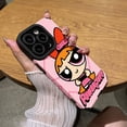 thumbnail image 4 of Funda De Cuero Para Teléfono Powerpuff Girl Para iPhone 11 12 13 14 Pro MAX 7 8 Plus X XR 11Pro 14Pro 13Pro XS SE 2022 Protectora De Silicona De Dibujos Animados Suave A Prueba De Golpes, 4 of 4