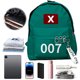 thumbnail image 3 of Sports Daypacks Al Aire Libre Bolsos Escolares Cosplay Bolsas Mochila Corea Temporada2 Unisex Impresión Sólida Estudiante Gran Capacidad, 3 of 9