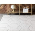 thumbnail image 2 of Unique Loom 3146507 2 x 3 ft. Geometric Trellis Frieze Rectangular Rug, Ivory, 2 of 5