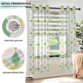 thumbnail image 3 of Yayeee Window Curtains Light Filtering 63"x42" Grommet Panel Pair Home Living Room Decor, Retro Yellow Stars, 3 of 7