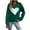 Green, variant on Sweatshirts for Women Cute Loose Basic Crewneck Pullover Tops Fall Fashion Comfy Long Sleeve Shirts
