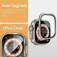 thumbnail image 2 of Smiling Ensemble de 2 Étuis avec Protecteur d'Écran en Verre Trempé Intégré Compatible avec Apple Watch Series 9 (2023) /Series 8 /Series 7 Étui Rigide en PC 41 mm Protection Intégrale - Noir Mat, 2 of 6
