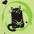 thumbnail image 2 of CafePress - Gamer Cat Long Sleeve T Shirt - Long Sleeve Infant T-Shirt, 2 of 2