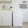 Koolatron Upright Freezer 3.1 cu ft, Mini Freezer 88 Litre, White, Manual Defrost