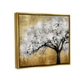 thumbnail image 3 of Stupell Industries Contemporary Bold Tree Trunk Graphic Art Metallic Gold Floating Framed Canvas Print Wall Art, Design by Kate Bennett, 3 of 8