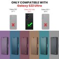 thumbnail image 3 of CaseMe Leather For Samsung Galaxy S22Ultra Wallet Case with RFID Blocking, For Samsung S22Ultra Case Wallet for Women Men Card Holder Magnetic Clasp Kickstand Folio Case for Samsung Galaxy S22Ultra, 3 of 12