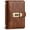 Brown, variant on 100-Slot Lockable Savings Book with 3-Digit Combination Lock, Cash Challenge Budget Binder with Clear Money Sleeves, Banknote Collection Album, Libro Para Ahorrar Dinero for Savings Goals, Black