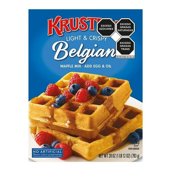 Harina preparada para waffles Krusteaz estilo belga 793 g