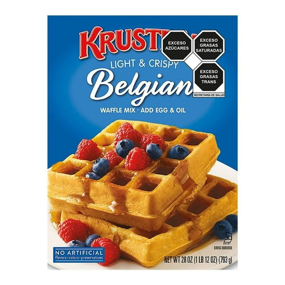 Harina preparada para waffles Krusteaz estilo belga 793 g