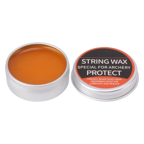 Bow String Wax, String Wax Strings de Protection Rail Lubrifiant Arc Arc String de Protection Cire pour l'Extérieur Réduisant la Friction Empêchant Effilochage