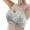 Grey, variant on Women's Adjustable Heart Shaped Underwire Bra with Thin Cups for Enhanced Support and Comfort