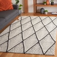 thumbnail image 2 of SAFAVIEH Marbella Andrea Diamond Area Rug, Black/Ivory, 6' x 9', 2 of 11