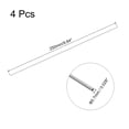 thumbnail image 2 of Uxcell 0.7mm x 0.1mm x 250mm 304 Stainless Steel Capillary Tube for Industry, 4Pack, 2 of 6