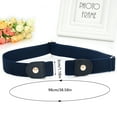 thumbnail image 3 of Polyester Belt, Belt, FNGZ Set Of 2 Buckleless Elastic Belts for Jeans, Unisex, 3 of 7